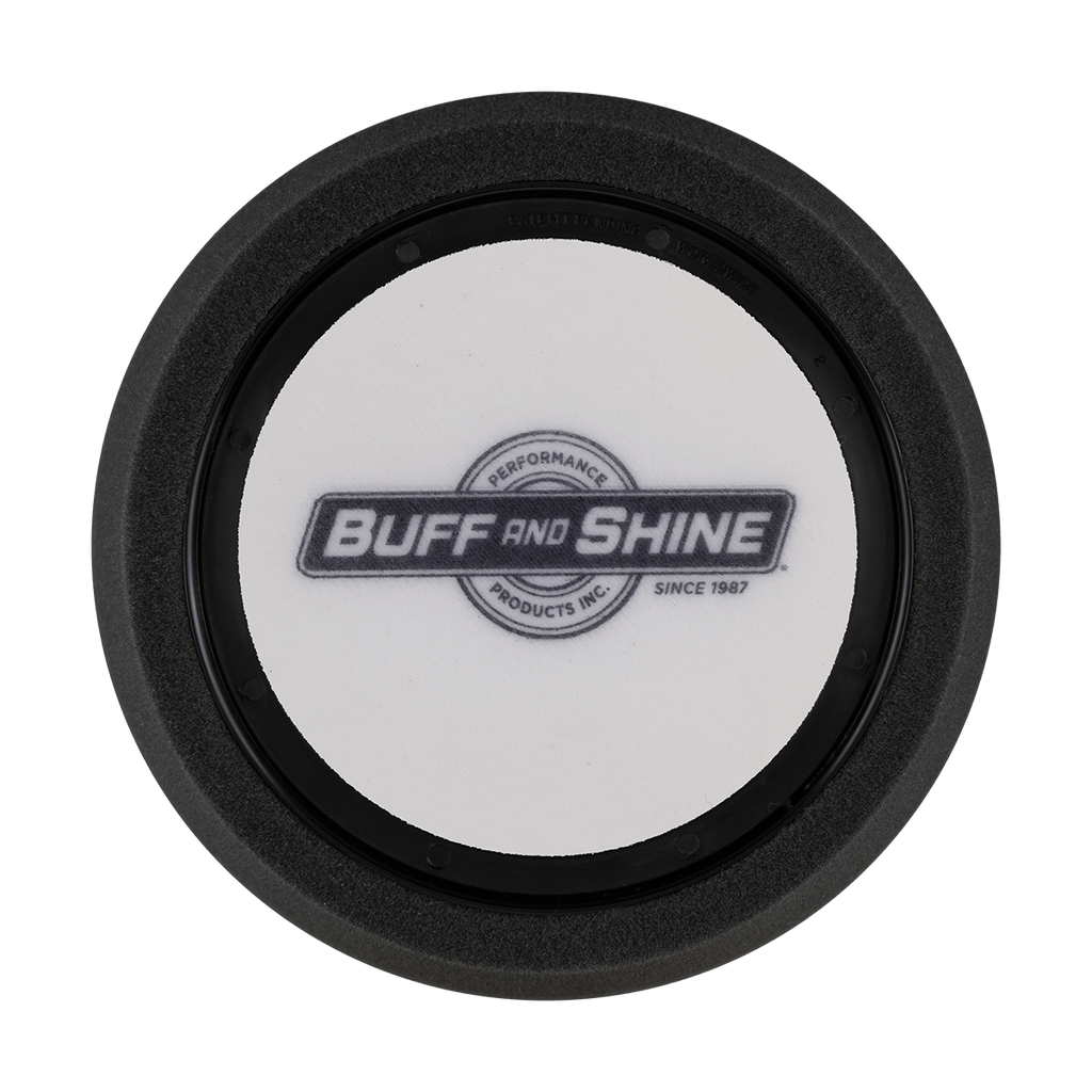 620RH - 6" Black Soft Foam Center Ring Pad (Hex Face) - Final Finishing