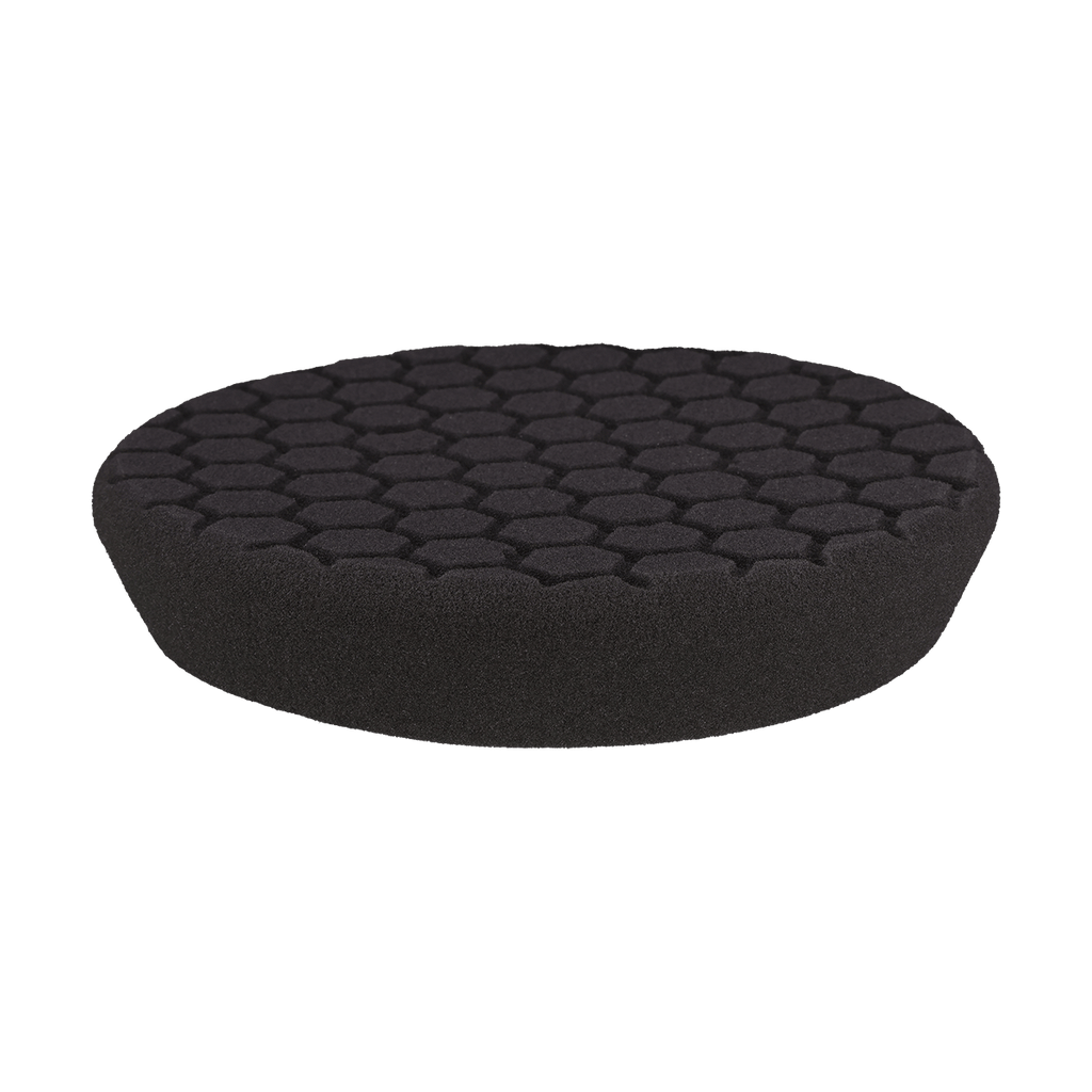 620RH - 6" Black Soft Foam Center Ring Pad (Hex Face) - Final Finishing
