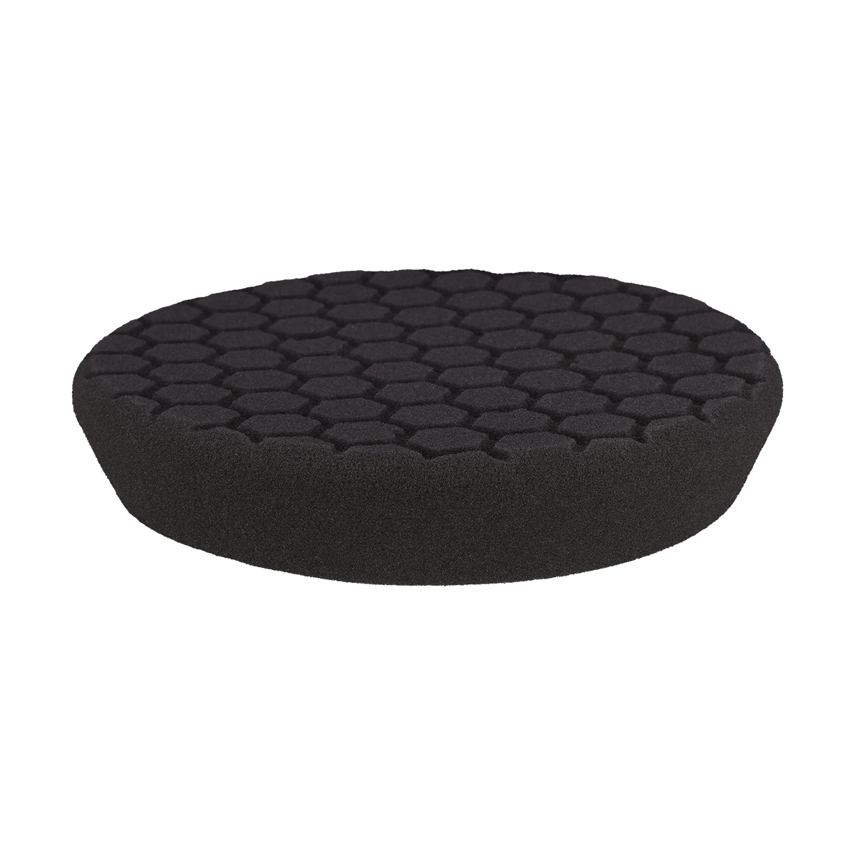 620RH - 6" Black Soft Foam Center Ring Pad (Hex Face) - Final Finishing