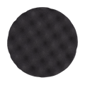 620WR - 6" Black Soft Foam Center Ring Pad (Convoluted Face) - Final Finishing