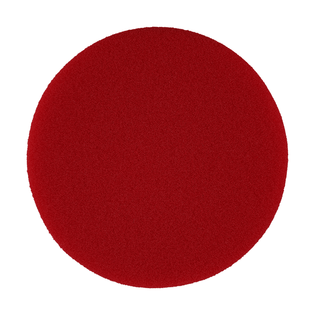 621G - 6" Red Soft Standard Foam Pad - Final Finishing