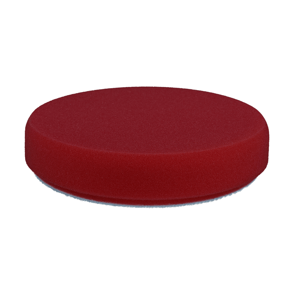 621G - 6" Red Soft Standard Foam Pad - Final Finishing