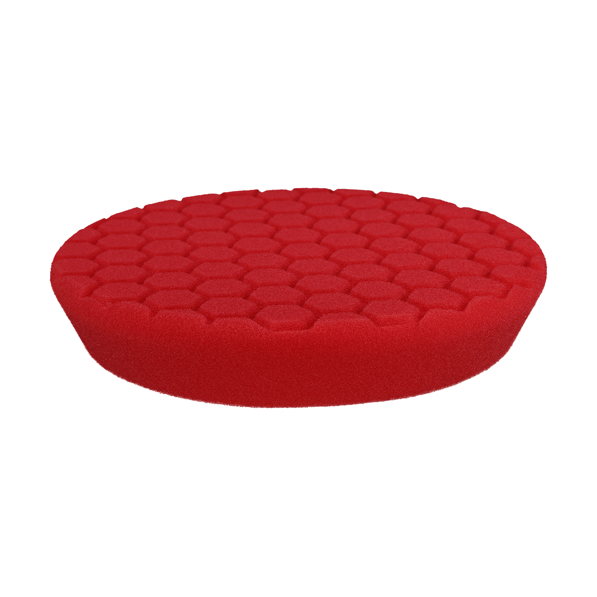 621RH - 6" Red Soft Foam Center Ring Pad (Hex Face) - Final Finishing