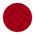 621WR - 6" Red Soft Foam Center Ring Pad (Convoluted Face) - Final Finishing