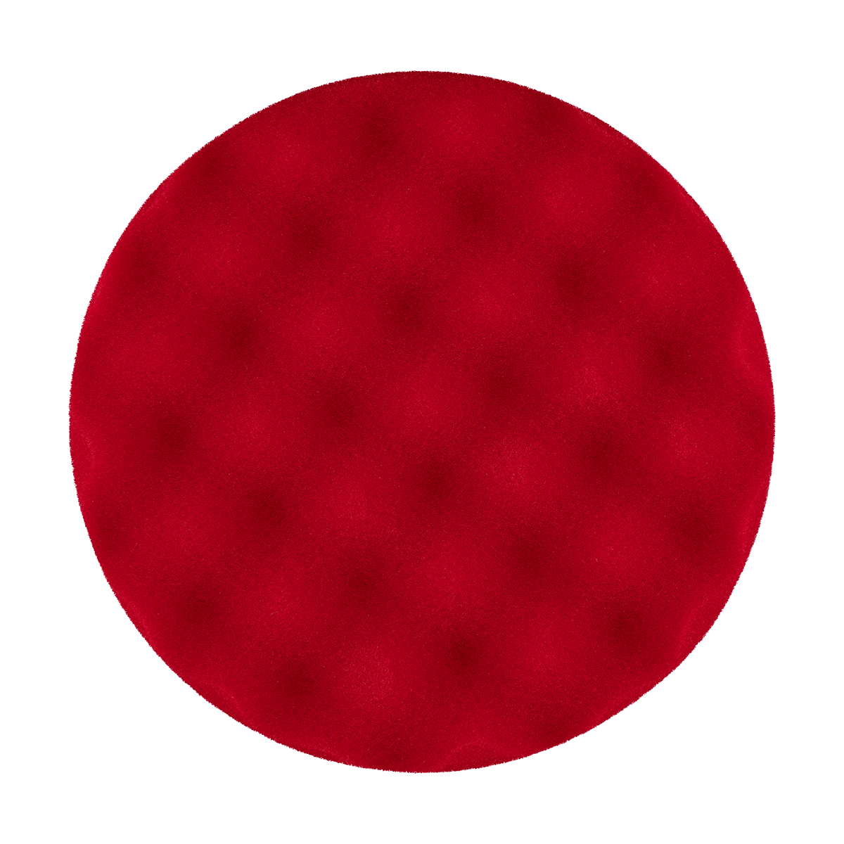 621WR - 6" Red Soft Foam Center Ring Pad (Convoluted Face) - Final Finishing