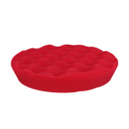 621WR - 6" Red Soft Foam Center Ring Pad (Convoluted Face) - Final Finishing