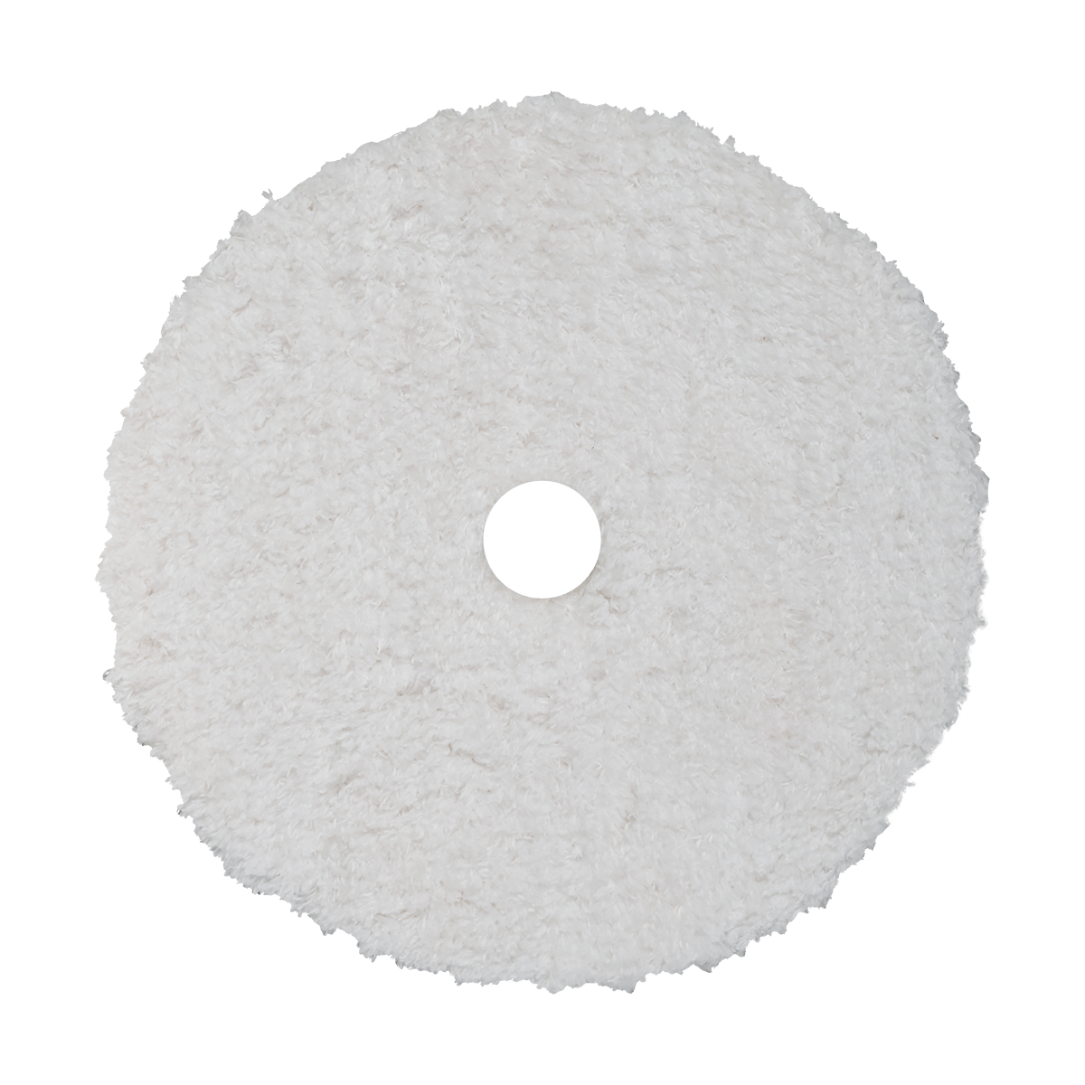 622MFP - 6" URO Fiber® Microfiber Pad (White Fibers) Dark Yellow Foam Interface (Edge Bevel) - Polishing