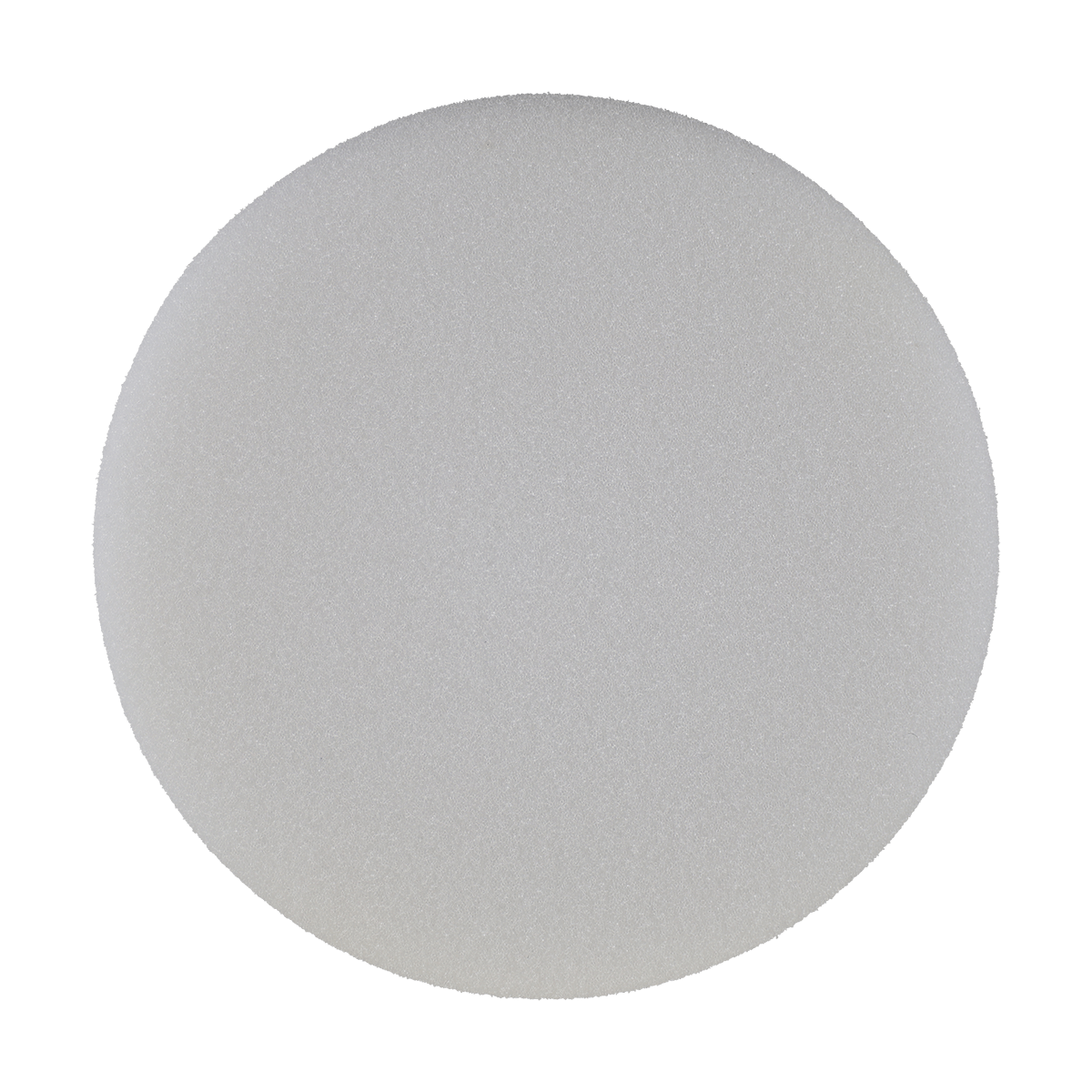 629G - 6" White Soft Standard Foam Pad - Final Finishing