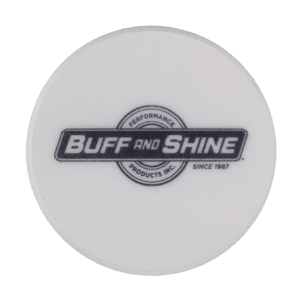 629G - 6" White Soft Standard Foam Pad - Final Finishing