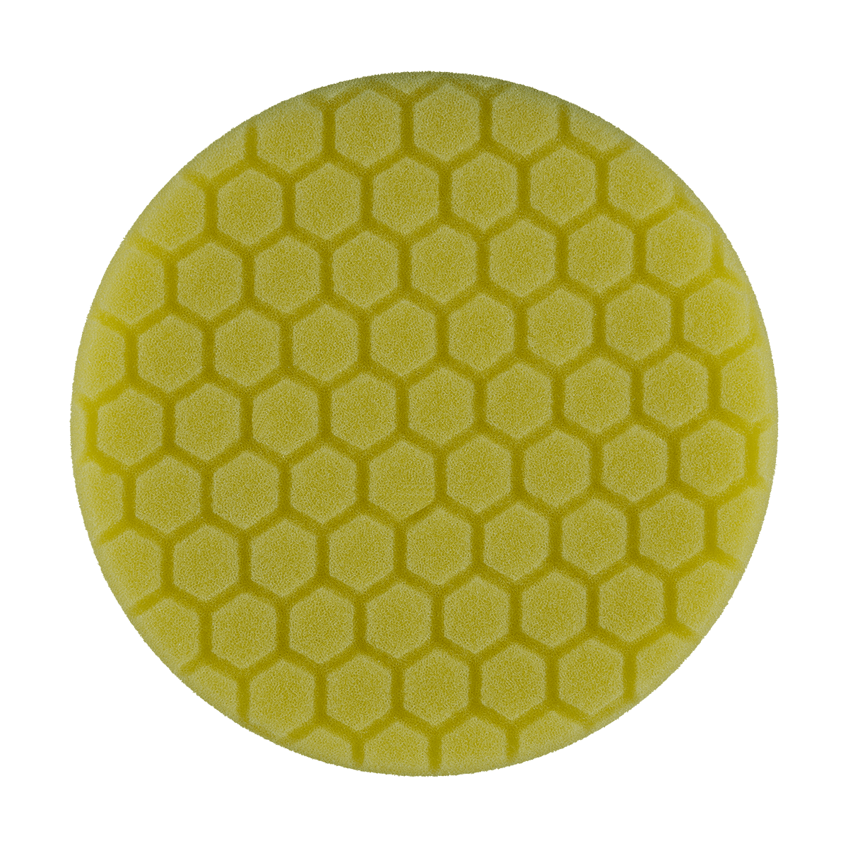 630RH - 6" Yellow Soft Foam Center Ring Pad (Hex Face) - Cutting