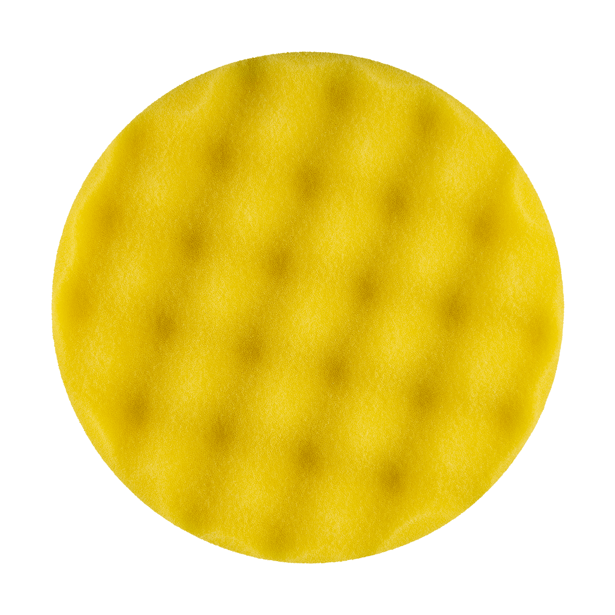 630WR - 6" Yellow Soft Foam Center Ring Pad (Convoluted Face) - Cutting