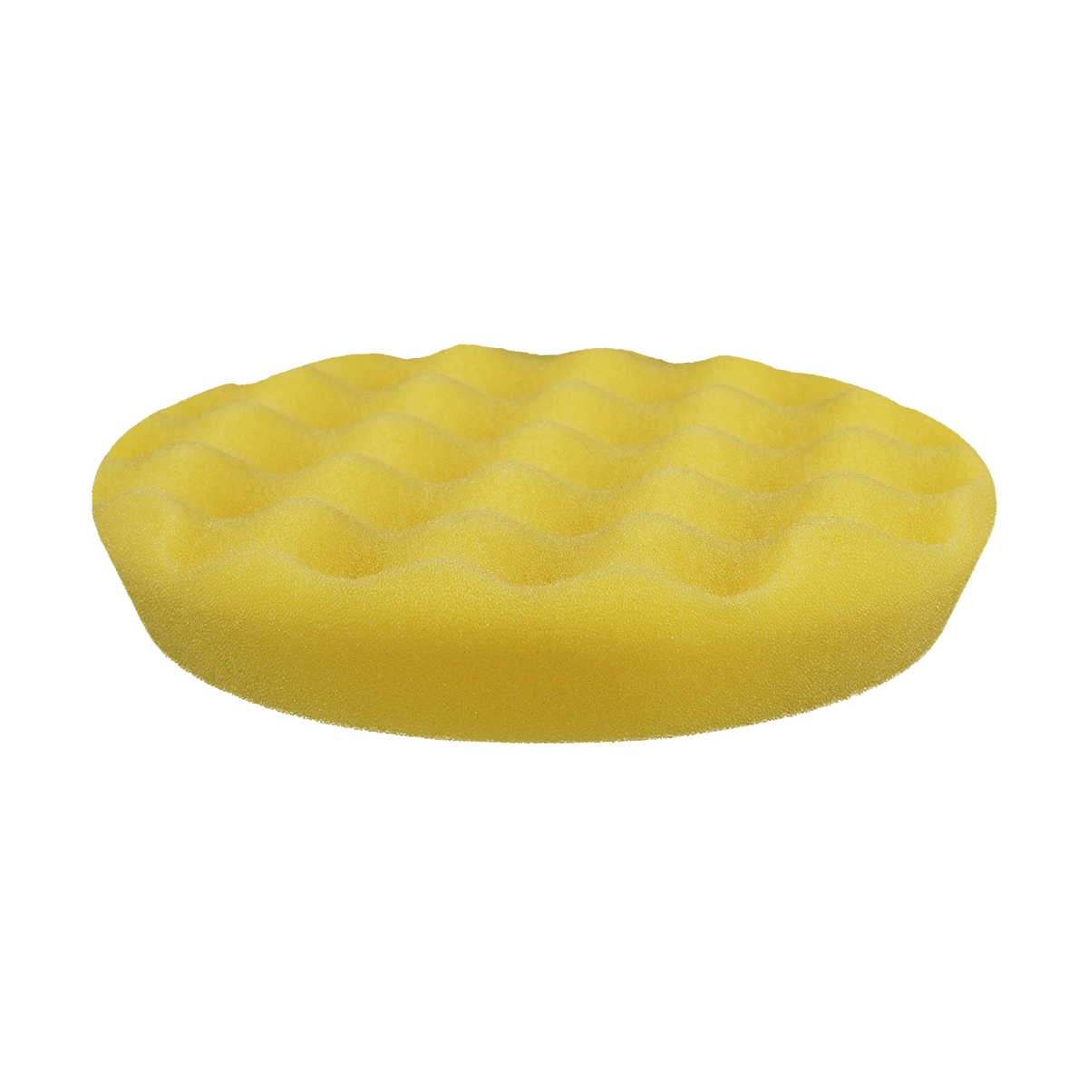 630WR - 6" Yellow Soft Foam Center Ring Pad (Convoluted Face) - Cutting