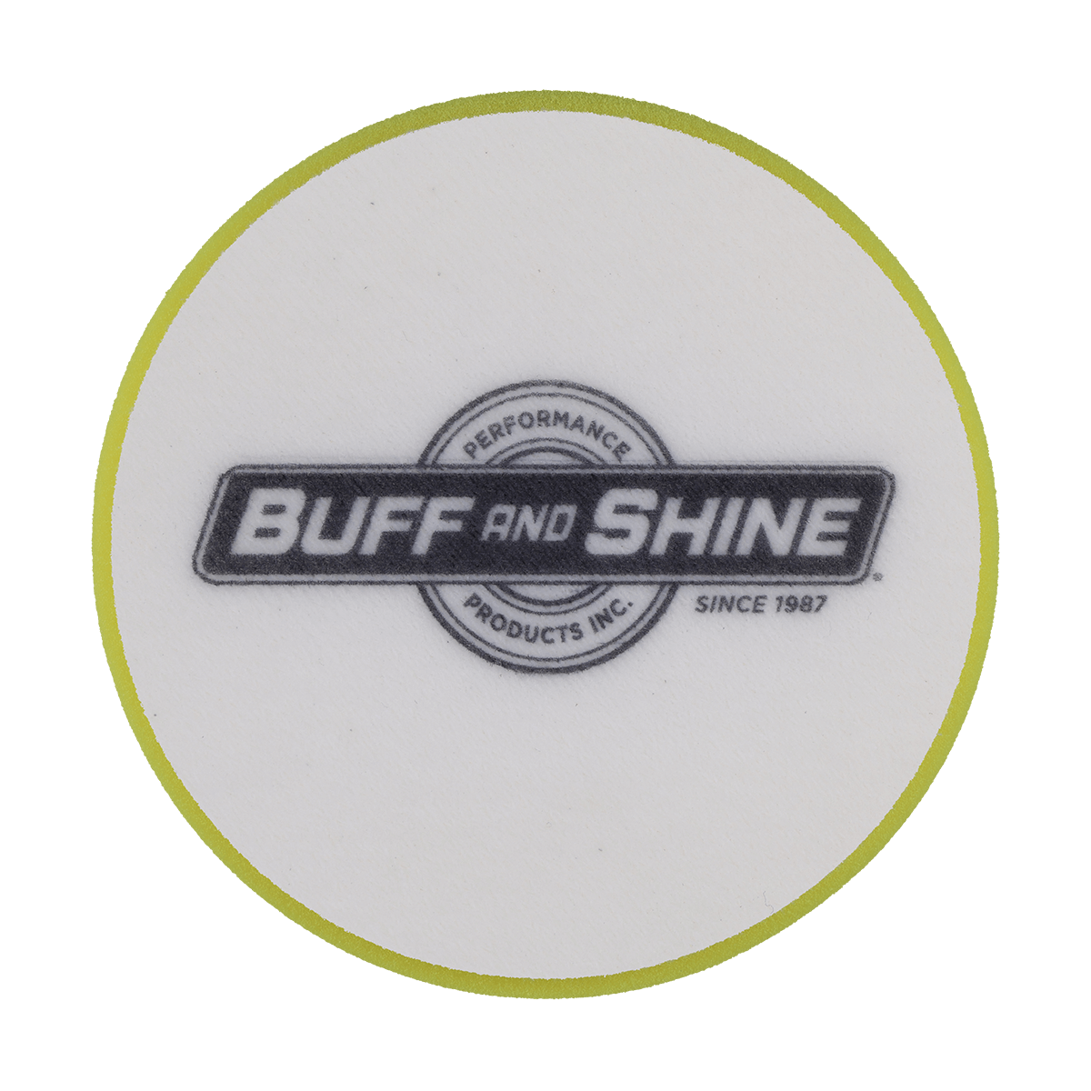 631G - 6" Yellow High Density Standard Foam Pad - Polishing