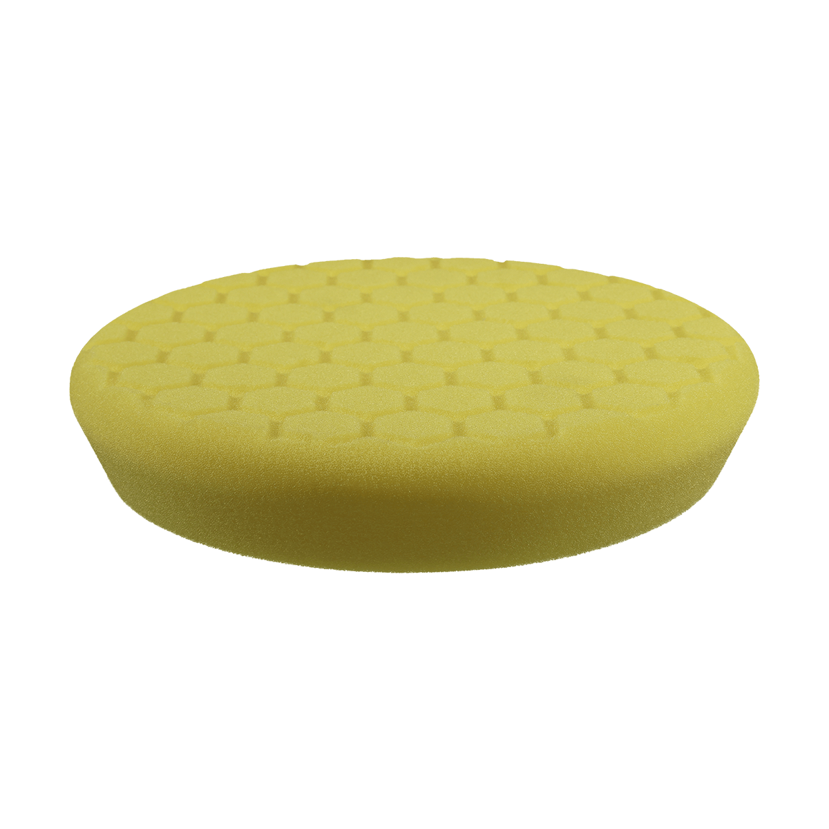 631RH - 6" Yellow High Density Foam Center Ring Pad (Hex Face) - Polishing