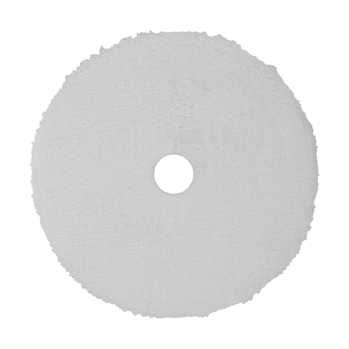 632MFP - 6" URO Fiber® Microfiber Pad (White Fibers) White Foam Interface (Edge Bevel) - Final Finishing