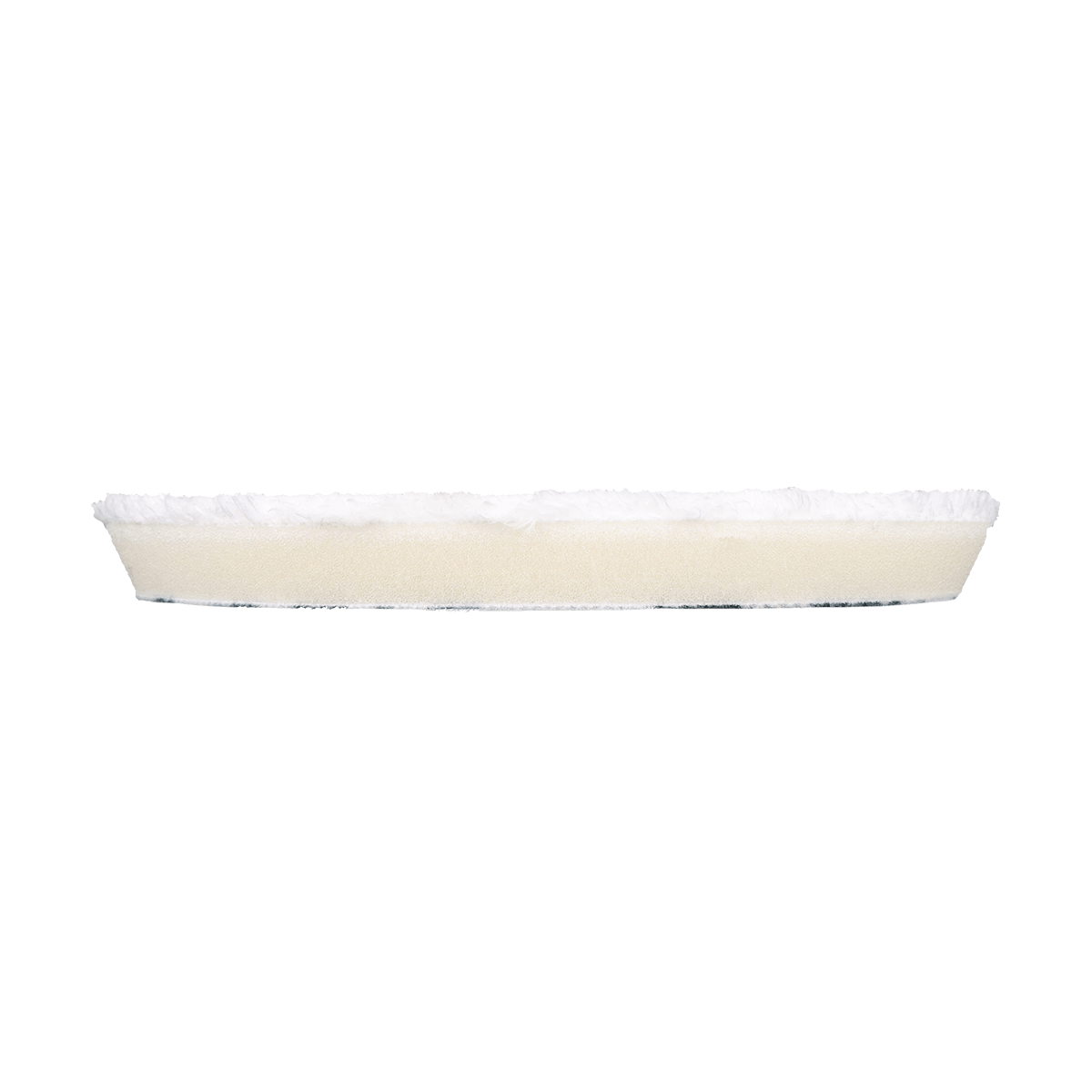 632MFP - 6" URO Fiber® Microfiber Pad (White Fibers) White Foam Interface (Edge Bevel) - Final Finishing