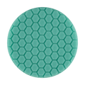 640RH - 6" Green Soft Foam Center Ring Pad (Hex Face) - Medium Cut