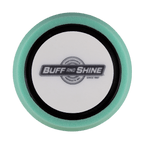 640RH - 6" Green Soft Foam Center Ring Pad (Hex Face) - Medium Cut