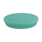 640RH - 6" Green Soft Foam Center Ring Pad (Hex Face) - Medium Cut