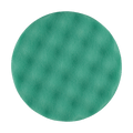 640WR - 6" Green Soft Foam Center Ring Pad (Convoluted Face) - Medium Cut