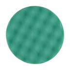 640WR - 6" Green Soft Foam Center Ring Pad (Convoluted Face) - Medium Cut
