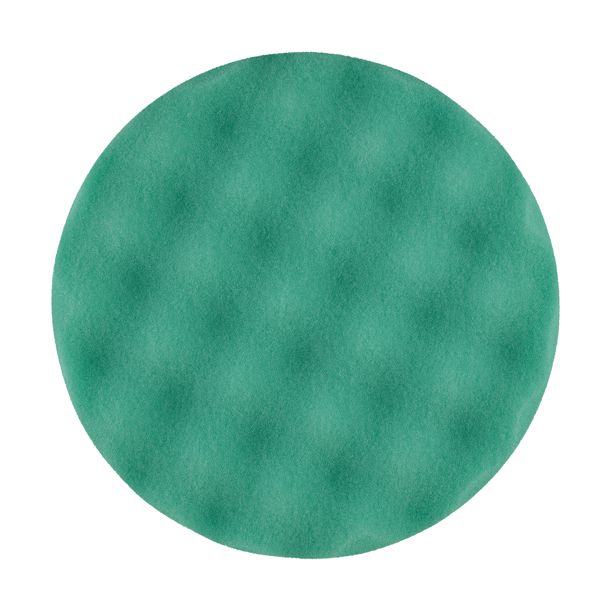 640WR - 6" Green Soft Foam Center Ring Pad (Convoluted Face) - Medium Cut