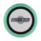 640WR - 6" Green Soft Foam Center Ring Pad (Convoluted Face) - Medium Cut