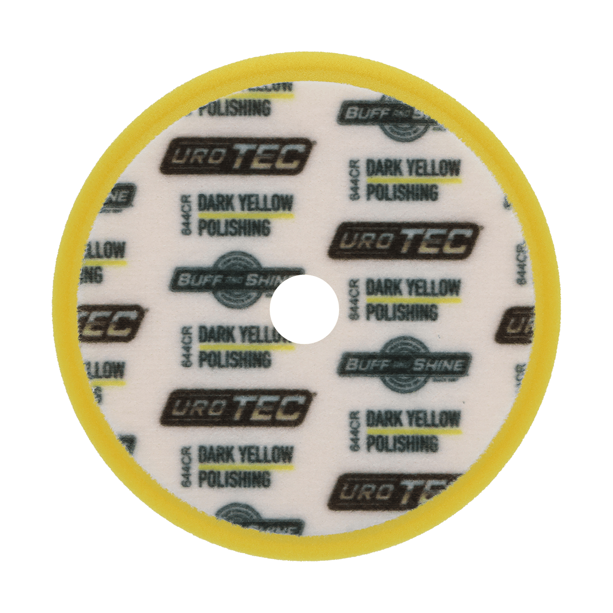644CR - 6" Dark Yellow URO TEC® Foam Pad - Polishing