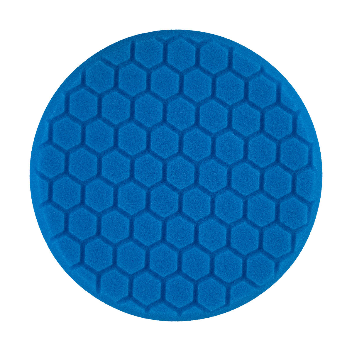 650RH - 6" Blue Soft Foam Center Ring Pad (Hex Face) - Polishing