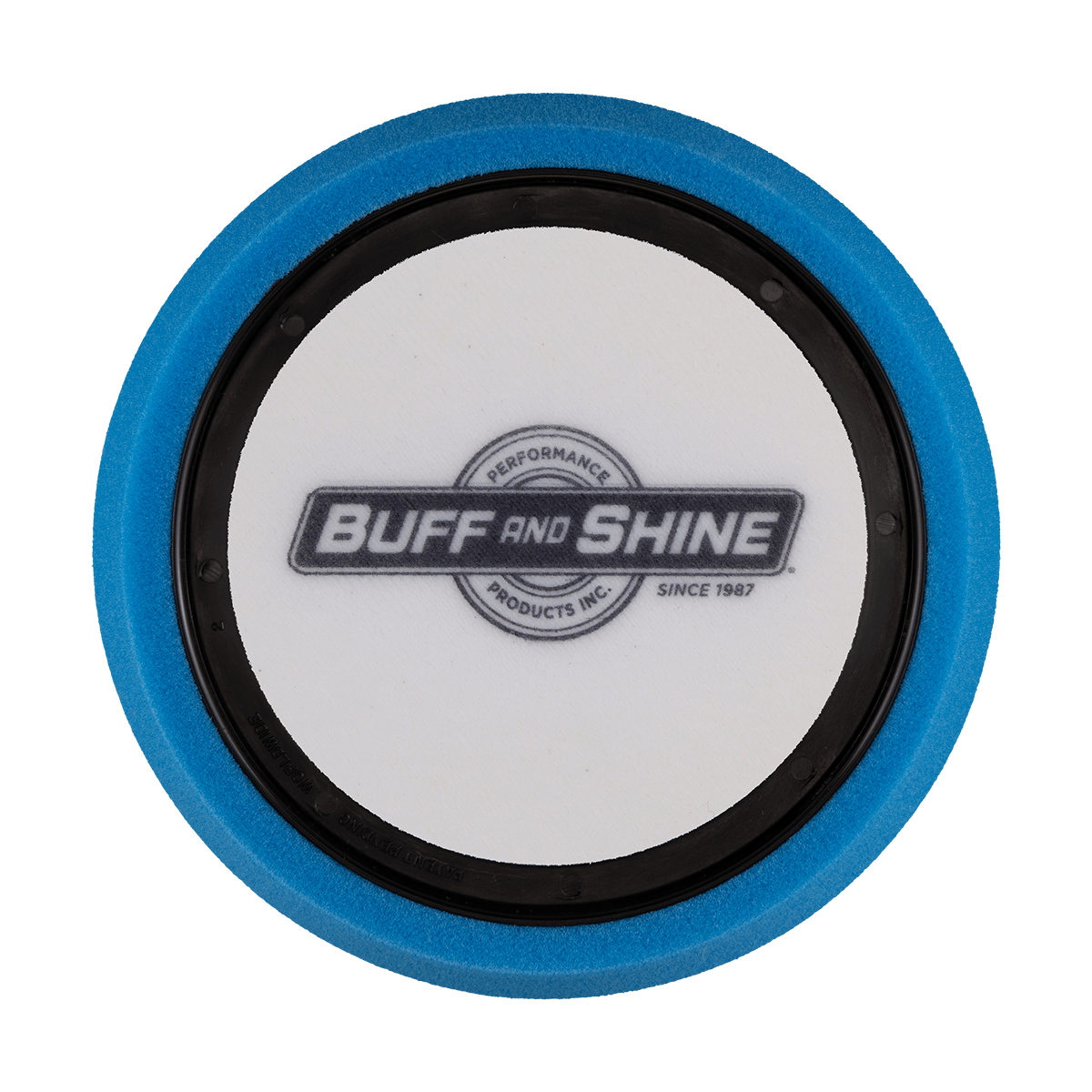 650RH - 6" Blue Soft Foam Center Ring Pad (Hex Face) - Polishing