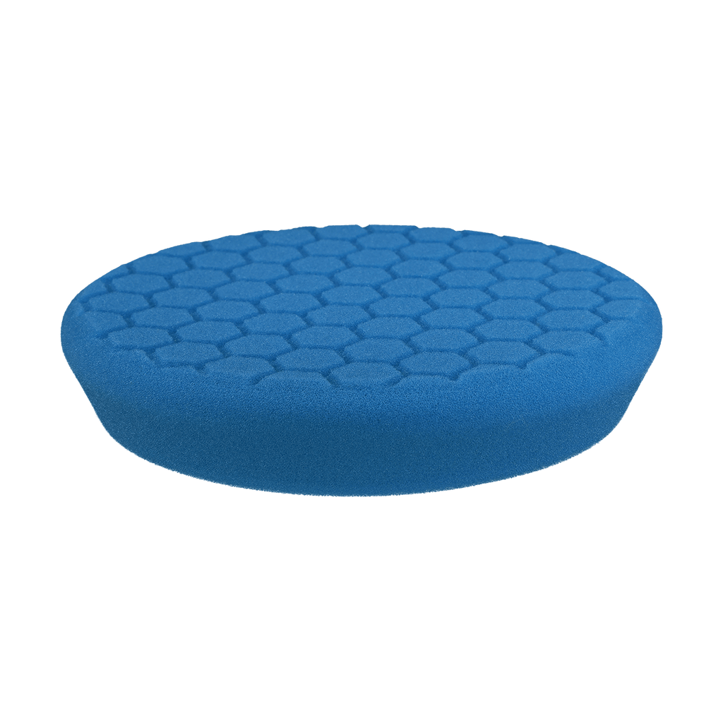 650RH - 6" Blue Soft Foam Center Ring Pad (Hex Face) - Polishing