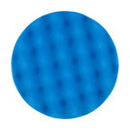 650WR - 6" Blue Soft Foam Center Ring Pad (Convoluted Face) - Polishing