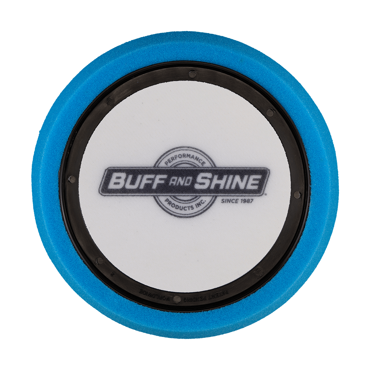650WR - 6" Blue Soft Foam Center Ring Pad (Convoluted Face) - Polishing