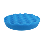 650WR - 6" Blue Soft Foam Center Ring Pad (Convoluted Face) - Polishing