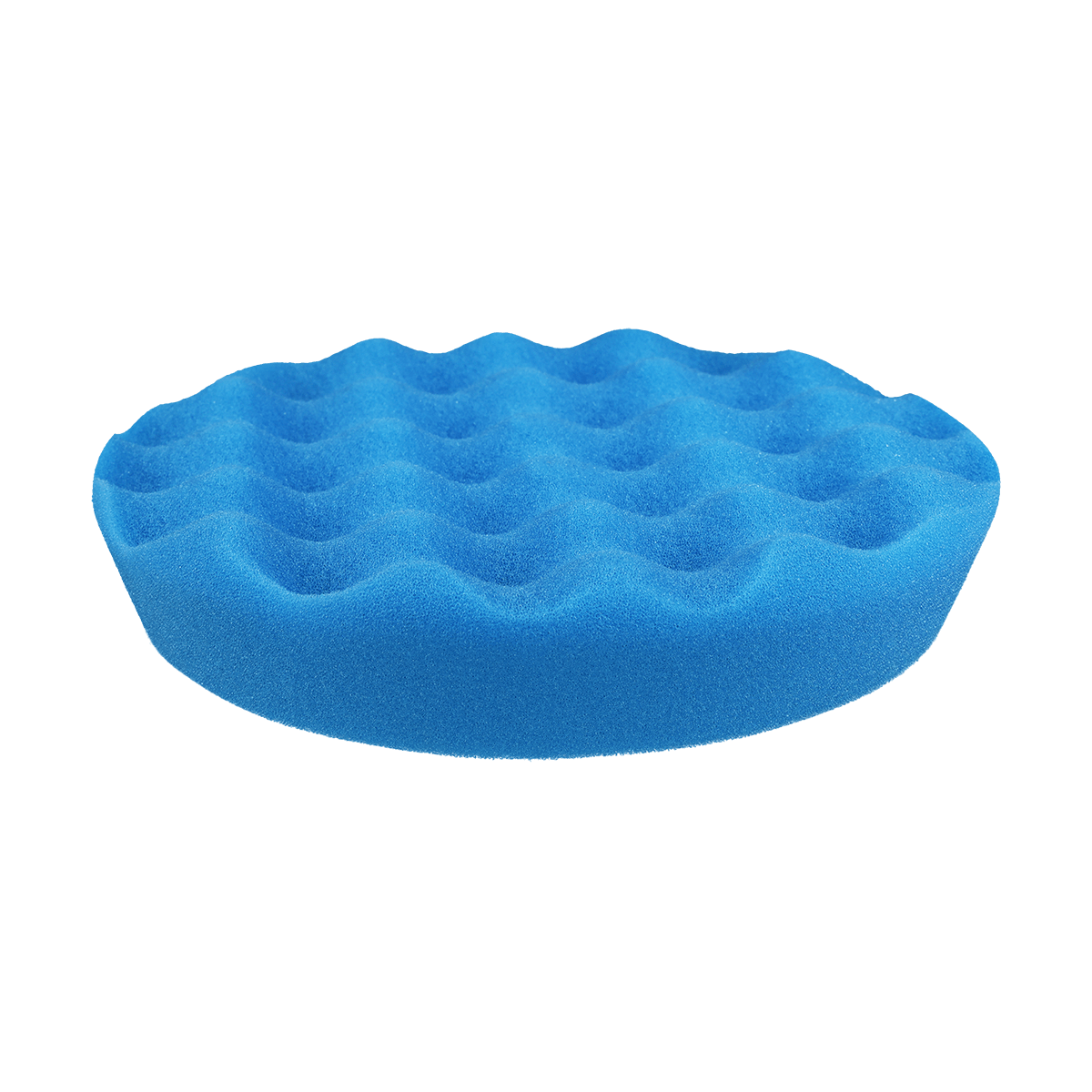 650WR - 6" Blue Soft Foam Center Ring Pad (Convoluted Face) - Polishing
