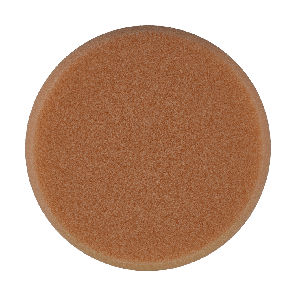 6515HOG - 6" Orange High Density Standard Foam Pad - Heavy Polishing