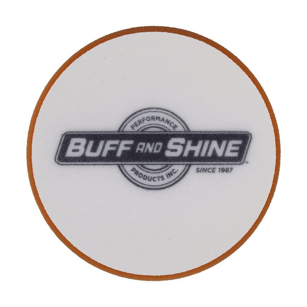 6515HOG - 6" Orange High Density Standard Foam Pad - Heavy Polishing