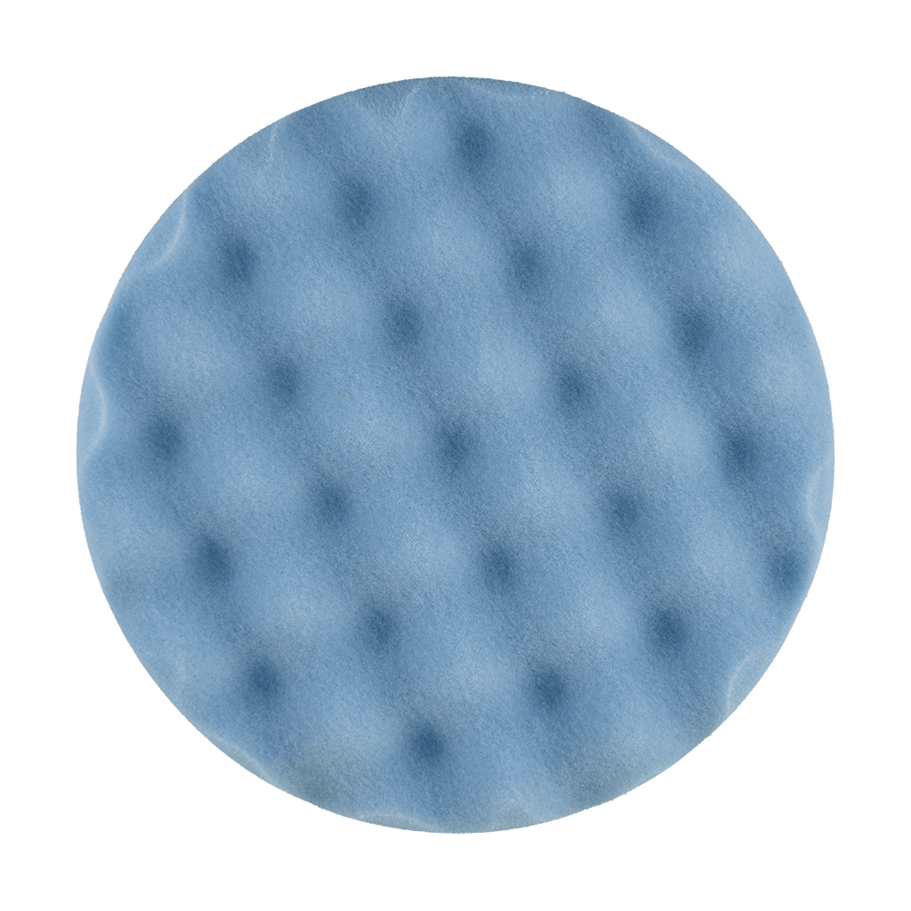 652WR - 6" Baby Blue Soft Foam Center Ring Pad (Convoluted Face) - Ultimate Finish