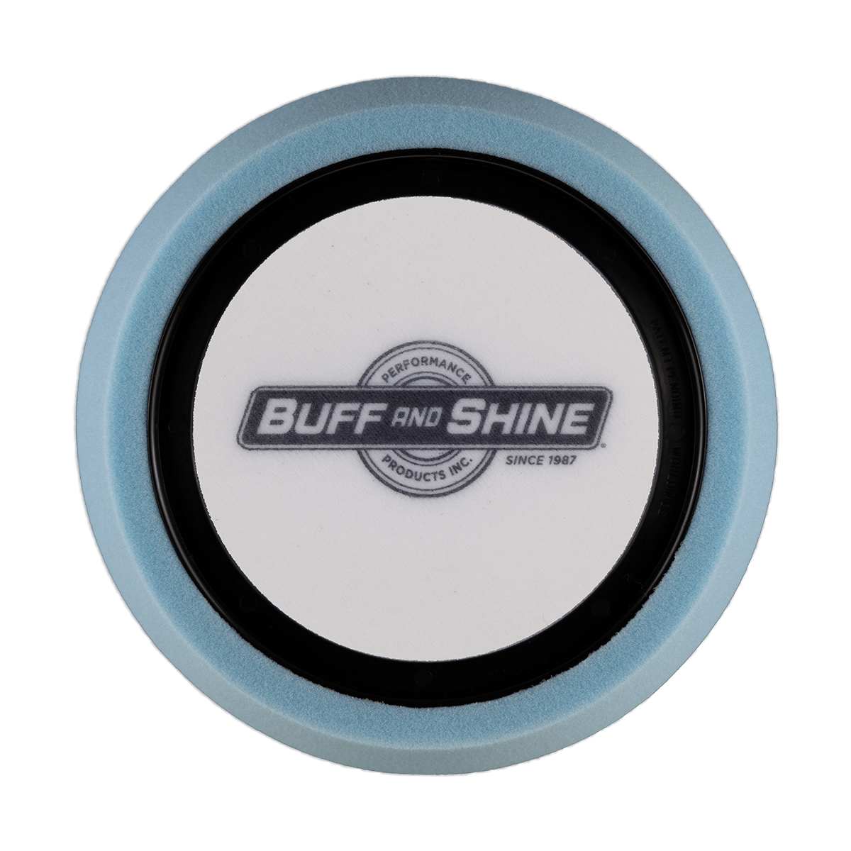 652WR - 6" Baby Blue Soft Foam Center Ring Pad (Convoluted Face) - Ultimate Finish