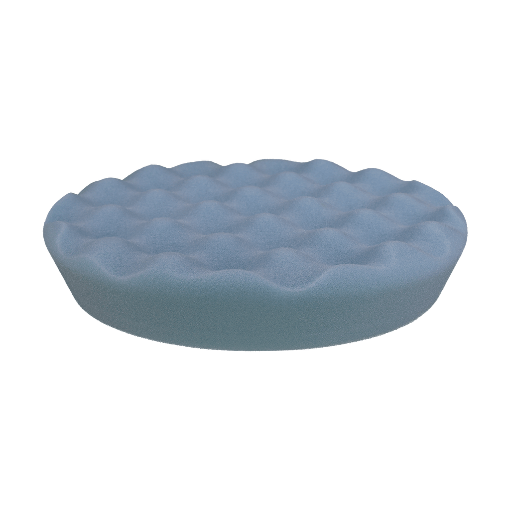 652WR - 6" Baby Blue Soft Foam Center Ring Pad (Convoluted Face) - Ultimate Finish