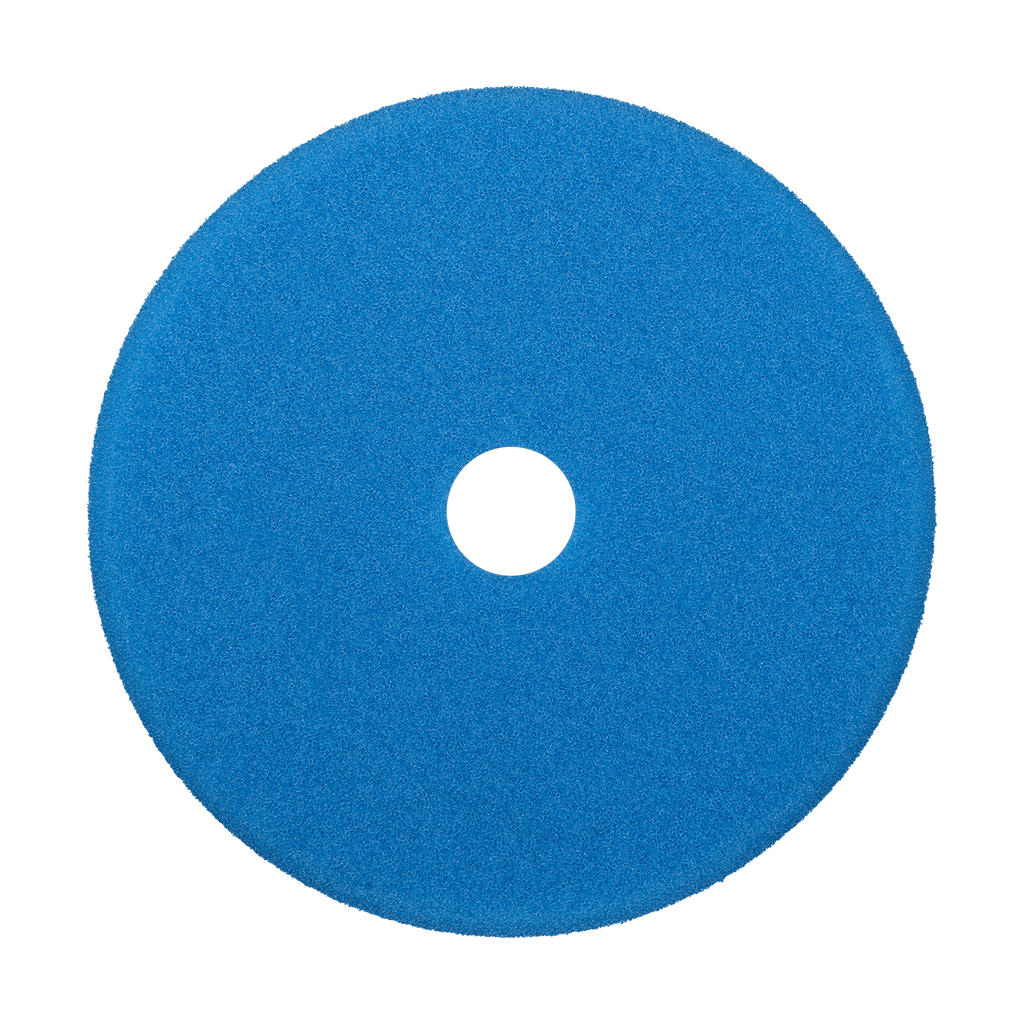 654CR - 6" Blue Coarse URO TEC® Foam Pad - Heavy Cut