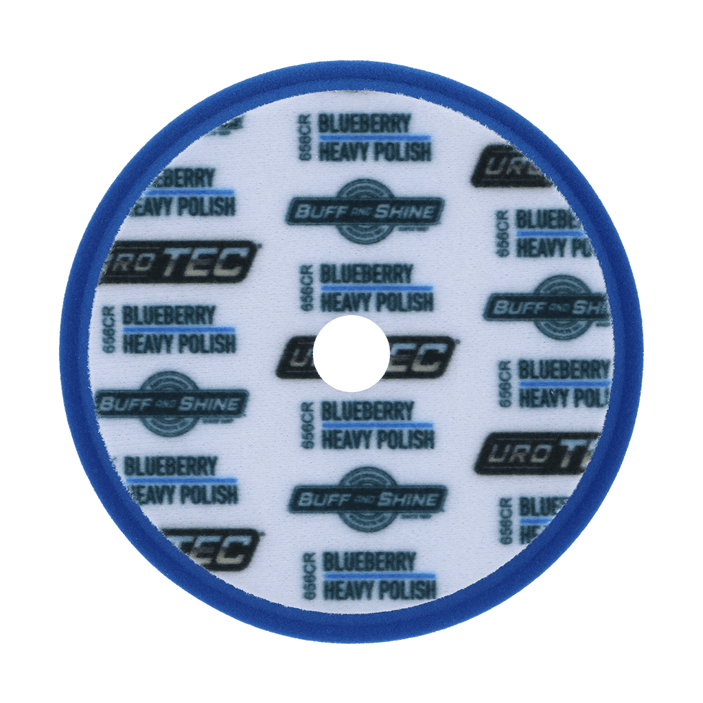 656CR - 6" Blueberry URO TEC® Foam Pad - Heavy Polishing
