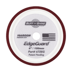 672EG - 6" Maroon EdgeGuard™ Foam Pad - Medium Cut
