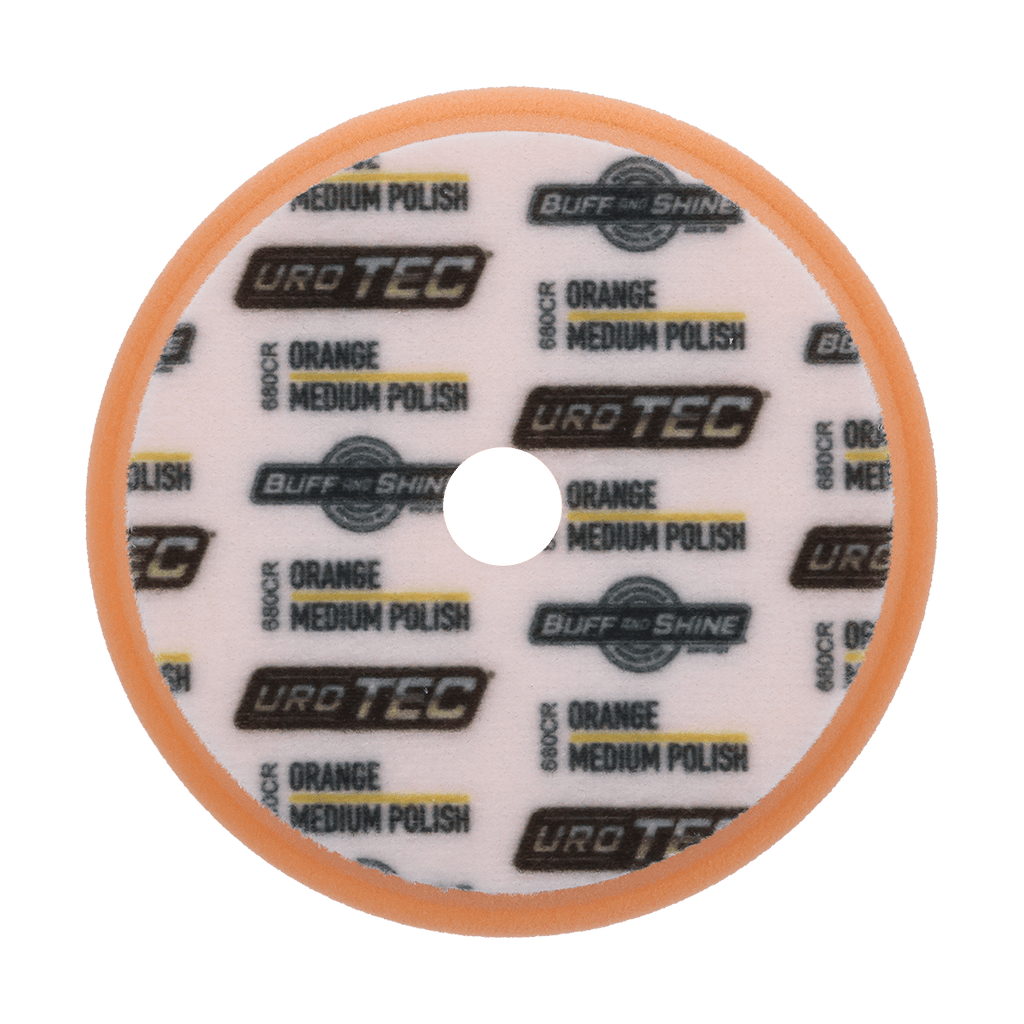 680CR - 6" Orange URO TEC® Foam Pad - Medium Polishing