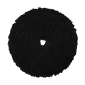 680MFP - 6" Black Standard Microfiber Pad with Orange Foam Interface - Cutting