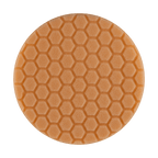 680RH - 6" Orange High Density Foam Center Ring Pad (Hex Face) - Heavy Polishing