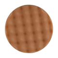 680WR - 6" Orange High Density Foam Center Ring Pad (Convoluted Face) - Heavy Polishing