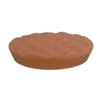 680WR - 6" Orange High Density Foam Center Ring Pad (Convoluted Face) - Heavy Polishing