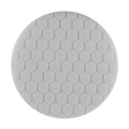 691RH - 6" White High Density Foam Center Ring Pad (Hex Face) - Polishing