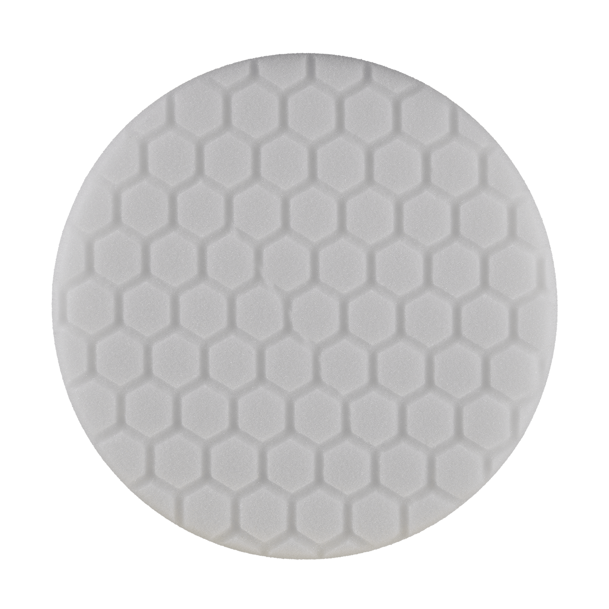 691RH - 6" White High Density Foam Center Ring Pad (Hex Face) - Polishing